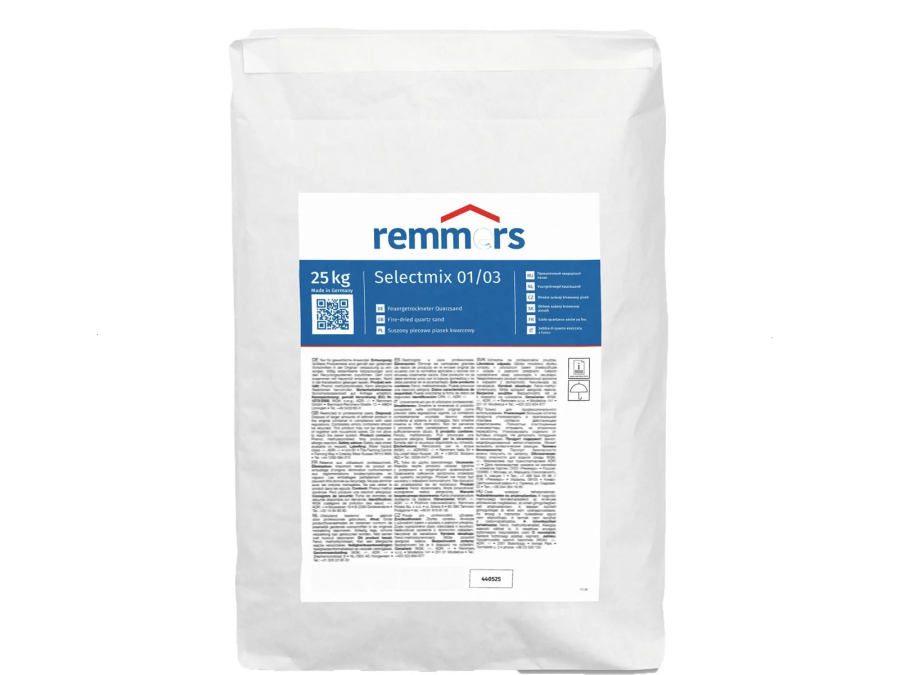 Remmers kvarcinis smėlis epoksidinėms grindų dangoms, 25 kg pakuotė